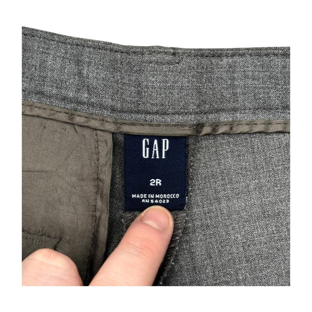 Gap Wide Leg Dress Pants Gray Size 2R Trouser - Picture 5 of 7